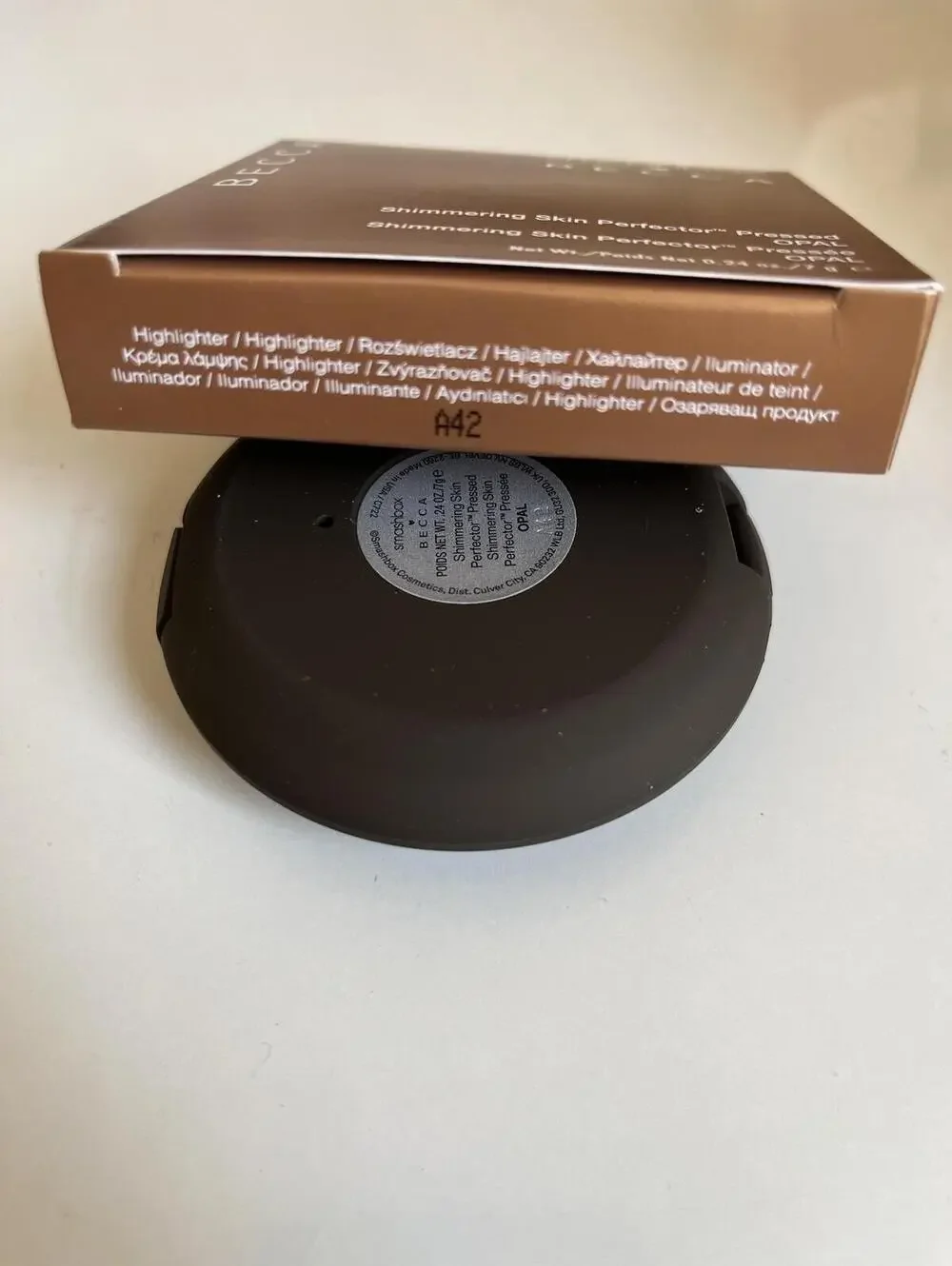 Smashbox x Becca Shimmering Skin Perfector Pressed OPAL 0.24oz/7g NIB